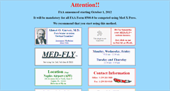 Desktop Screenshot of med-fly.com